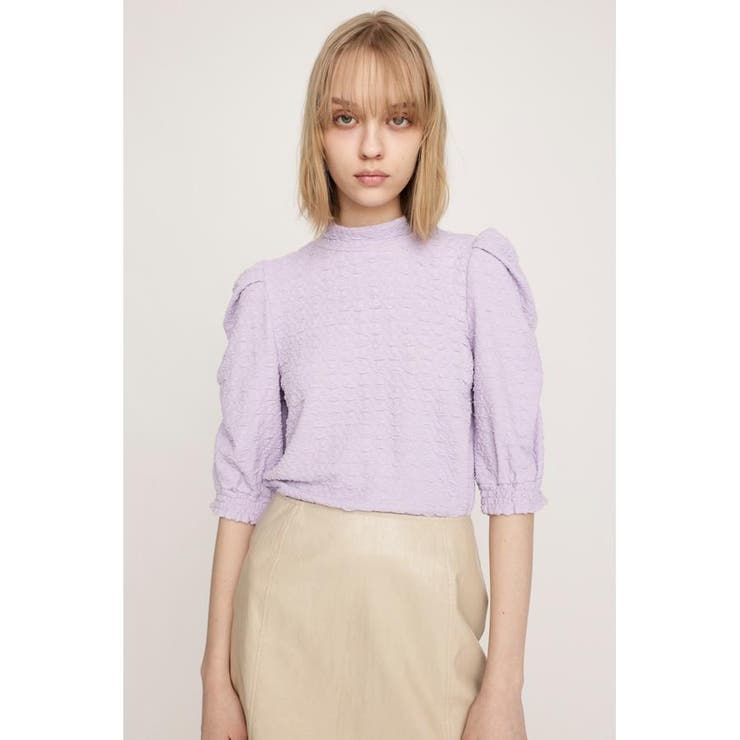 L/PUR1 | PUFF SLEEVE GATHER CUT トップス | SLY OUTLET