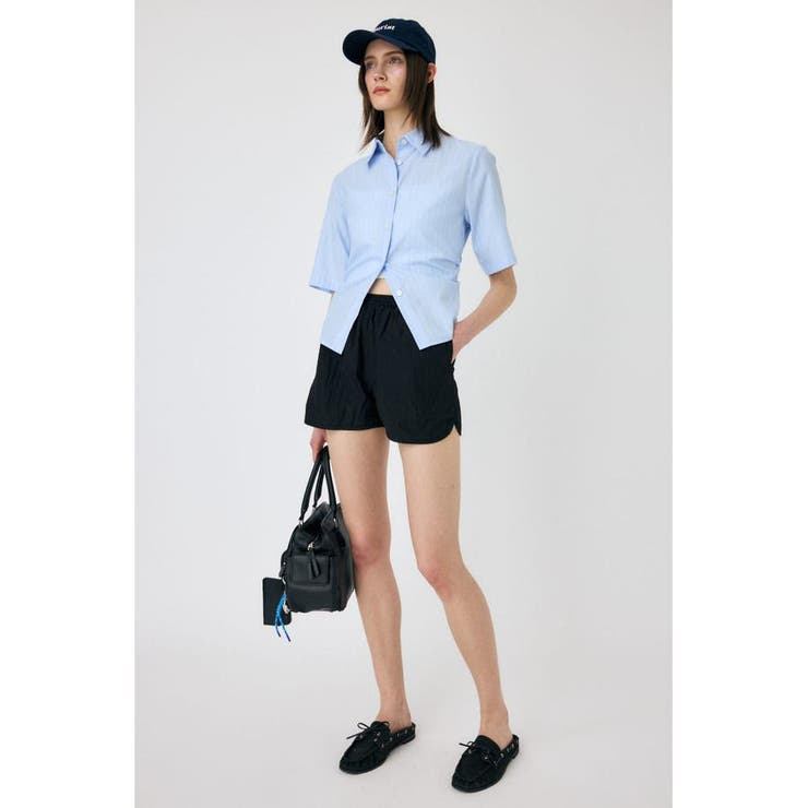 STRIPE BACK LACE UP シャツ | MOUSSY OUTLET | 詳細画像4 