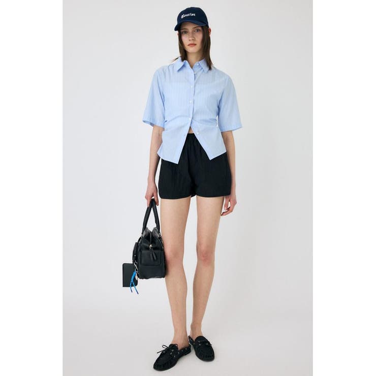 STRIPE BACK LACE UP シャツ | MOUSSY OUTLET | 詳細画像5 