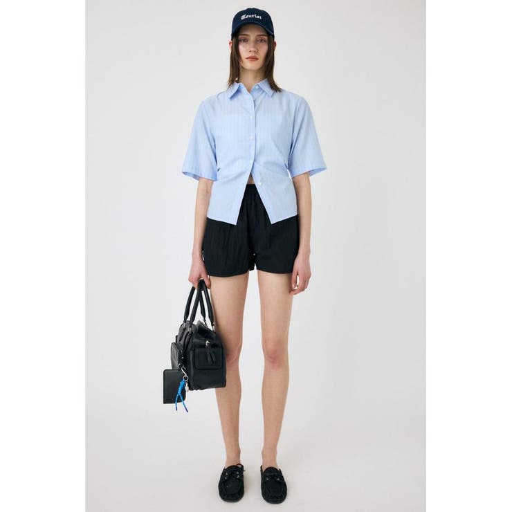 STRIPE BACK LACE UP シャツ | MOUSSY OUTLET | 詳細画像6 
