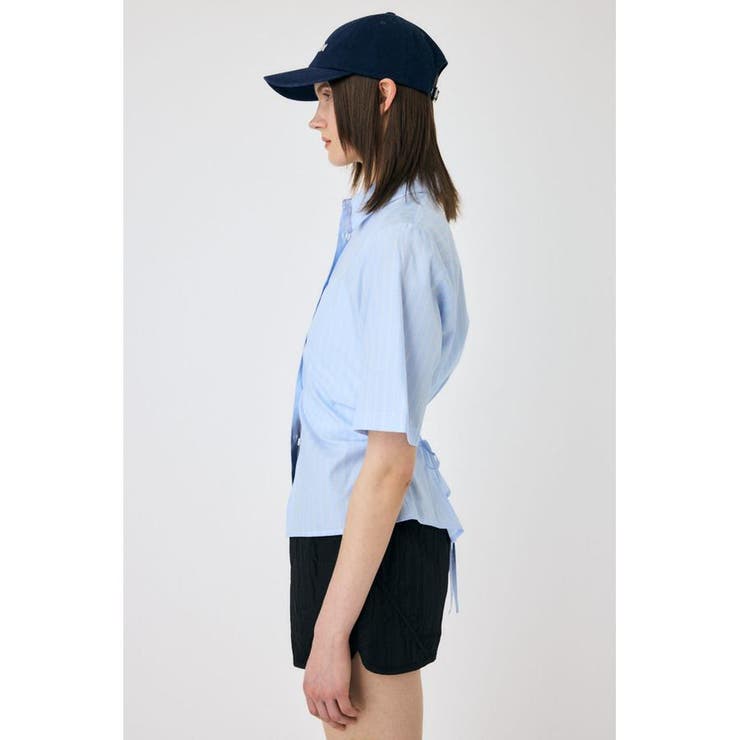 STRIPE BACK LACE UP シャツ | MOUSSY OUTLET | 詳細画像9 