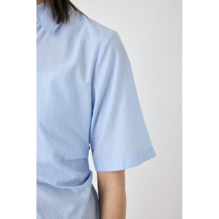 STRIPE BACK LACE UP シャツ | MOUSSY OUTLET | 詳細画像12 
