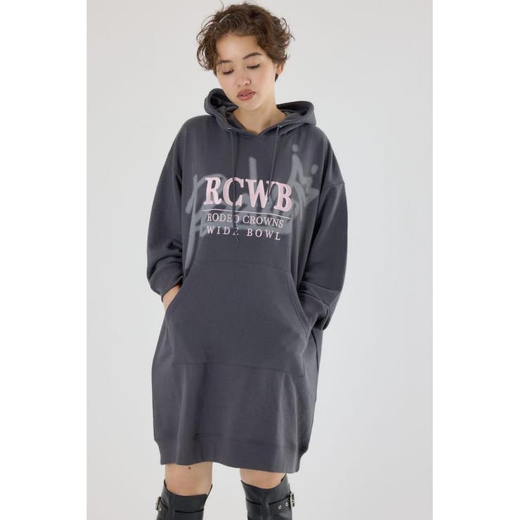 シャドーロゴパーカーワンピース | RODEO CROWNS WIDE BOWL | 詳細画像8 