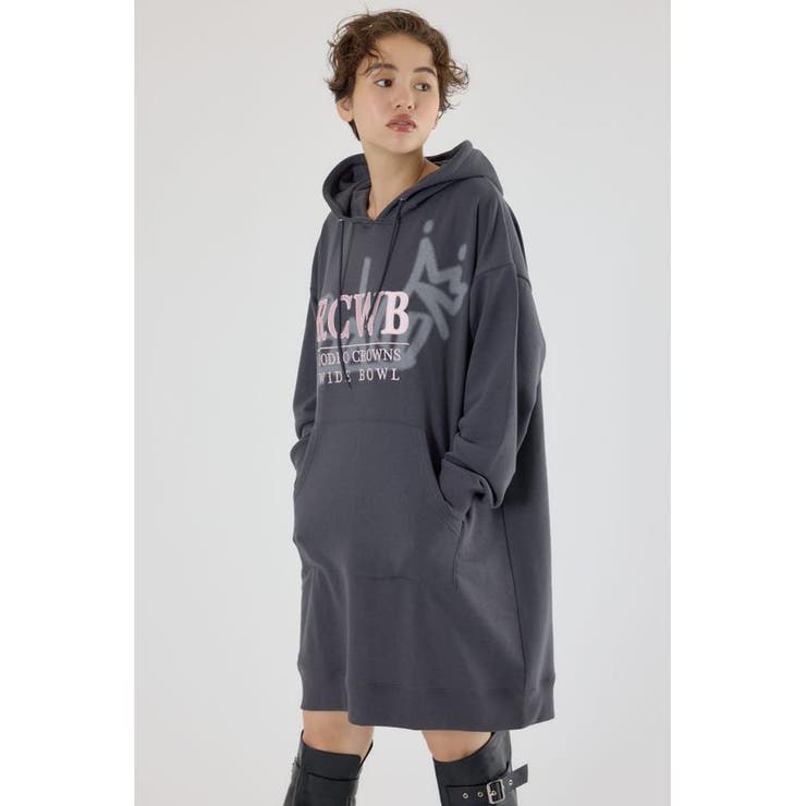 シャドーロゴパーカーワンピース | RODEO CROWNS WIDE BOWL | 詳細画像10 