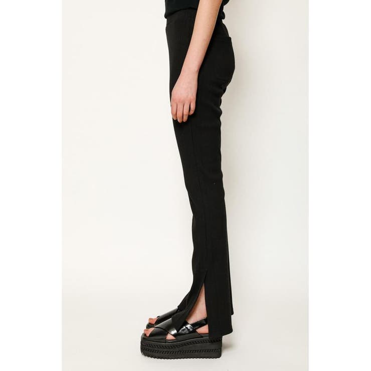 SIDE SLIT FLARE RIB パンツ[品番：BJLW0021143]｜SLY OUTLET