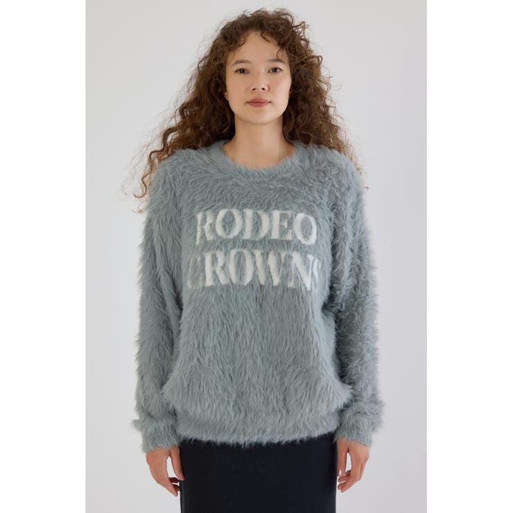 シャギーロゴニットトップス | RODEO CROWNS WIDE BOWL | 詳細画像24 