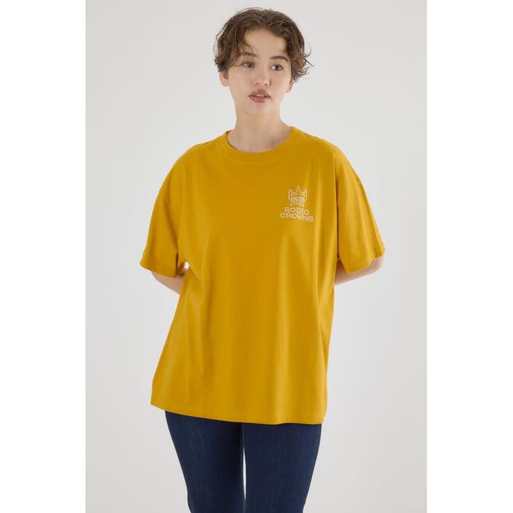 MST | スタッズCROWNロゴTシャツ | RODEO CROWNS WIDE BOWL