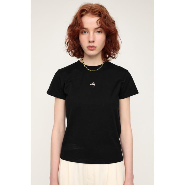 【SLY】LANDSCAPE LOGO T/SHランドエスケープ ロゴ Tシャツ COMPACT SLY LOGO Tシャツ[品番：BJLW0022360]｜SLY OUTLET