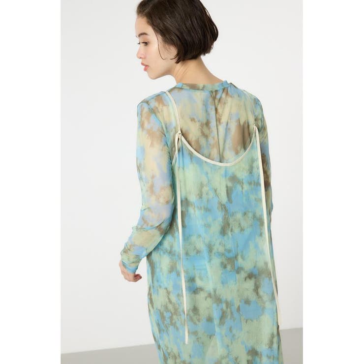 ニュアンスパターンシアーキャミワンピース | RODEO CROWNS WIDE BOWL | 詳細画像9 