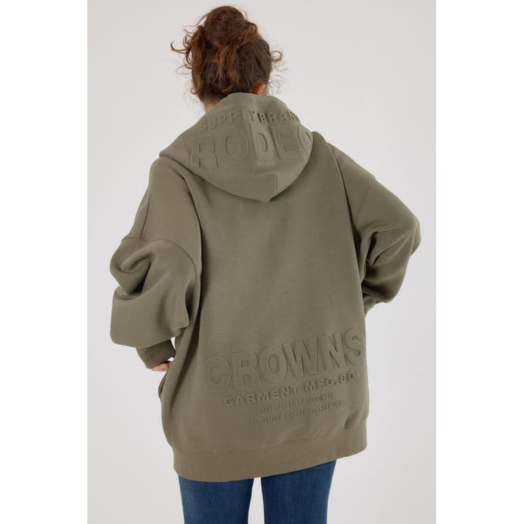 エンボスBIG ZIPパーカー | RODEO CROWNS WIDE BOWL | 詳細画像18 