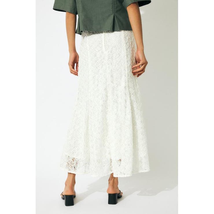 LACE PANEL LONG スカート[品番：BJLW0021728]｜MOUSSY OUTLET ...