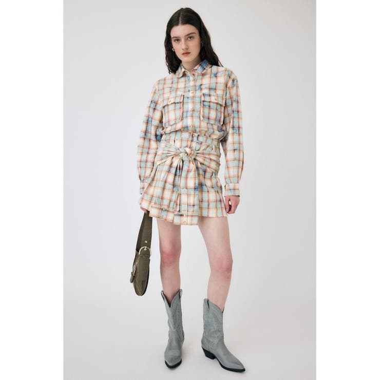 BLEACH CHECK シャツ | MOUSSY OUTLET | 詳細画像7 