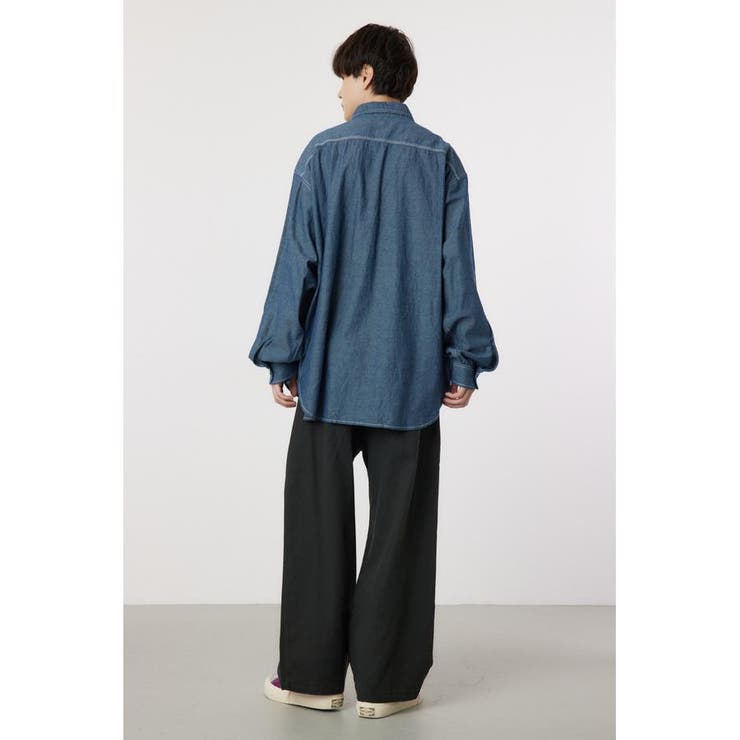 chambray work shirt | RODEO CROWNS WIDE BOWL | 詳細画像12 