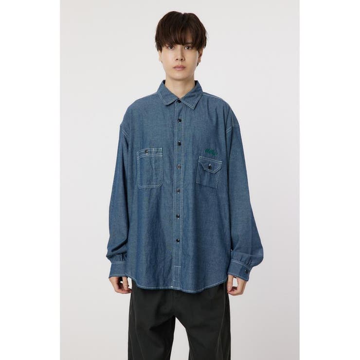 chambray work shirt | RODEO CROWNS WIDE BOWL | 詳細画像13 
