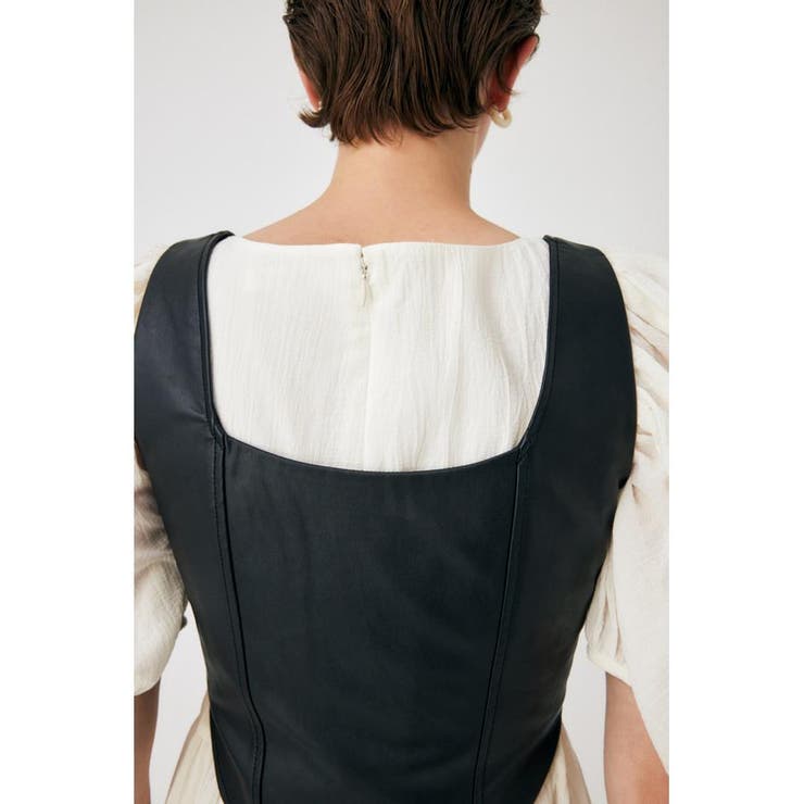 F/LEATHER BUSTIER トップス | MOUSSY OUTLET | 詳細画像6 