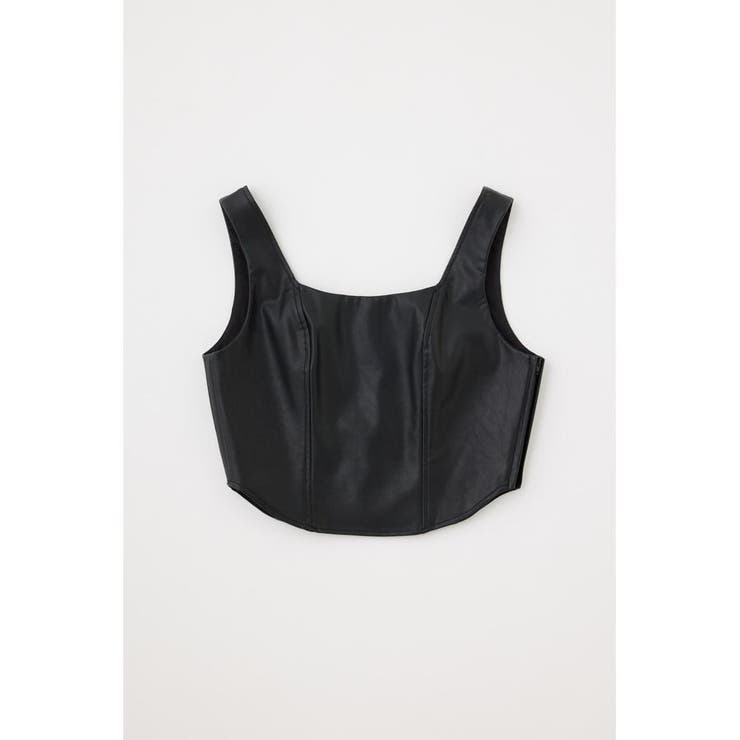 F/LEATHER BUSTIER トップス | MOUSSY OUTLET | 詳細画像9 