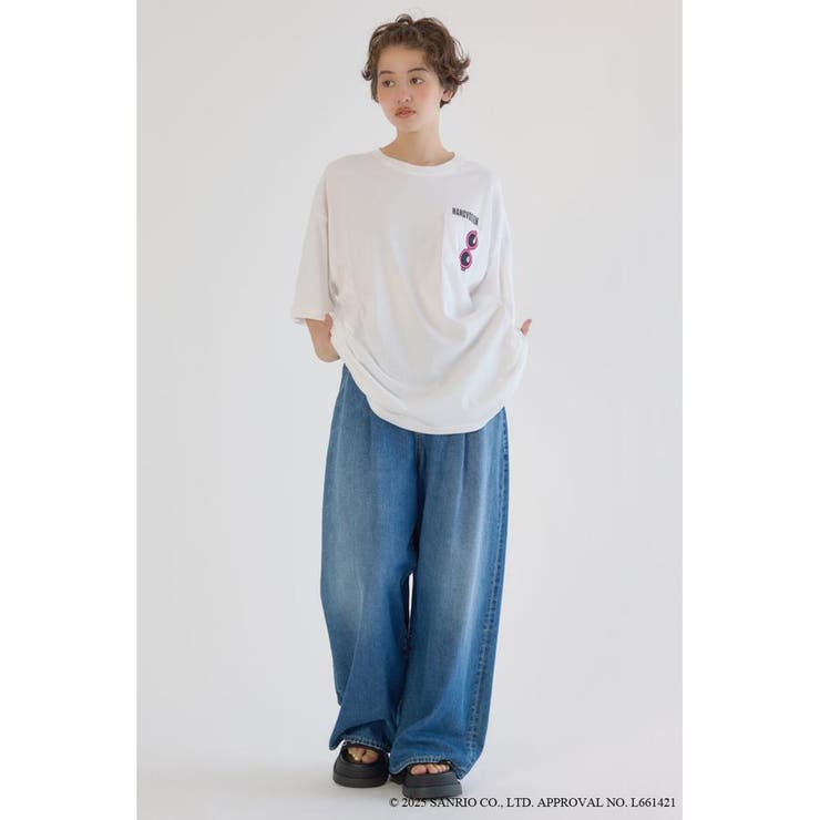 (サンリオキャラクターズ)ビーチハンギョドンTシャツ | RODEO CROWNS WIDE BOWL | 詳細画像4 