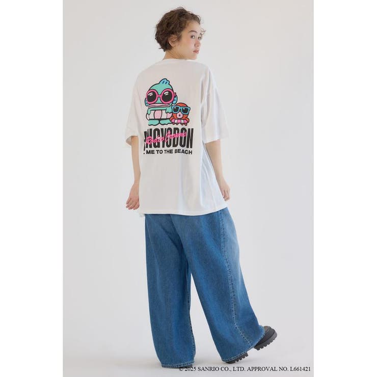 (サンリオキャラクターズ)ビーチハンギョドンTシャツ | RODEO CROWNS WIDE BOWL | 詳細画像5 