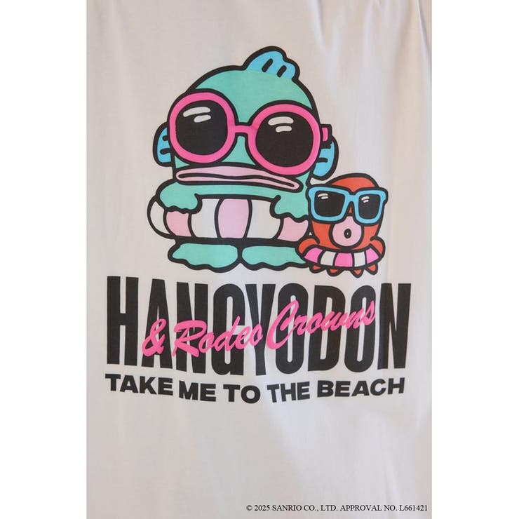 (サンリオキャラクターズ)ビーチハンギョドンTシャツ | RODEO CROWNS WIDE BOWL | 詳細画像7 