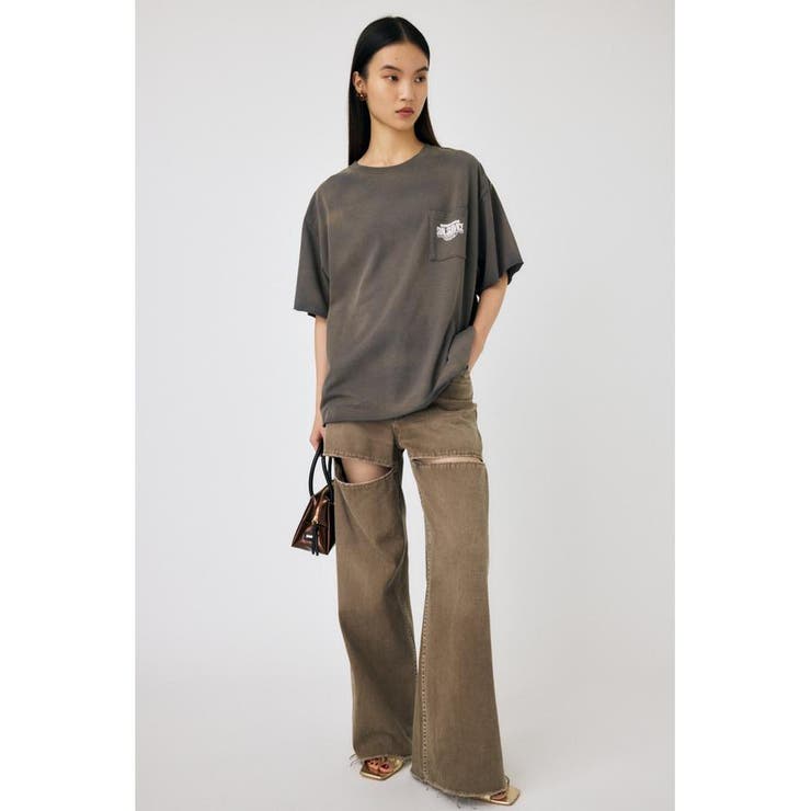 DAMAGED BACK LOGO Tシャツ | MOUSSY OUTLET | 詳細画像3 