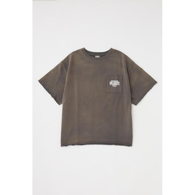 DAMAGED BACK LOGO Tシャツ | MOUSSY OUTLET | 詳細画像7 