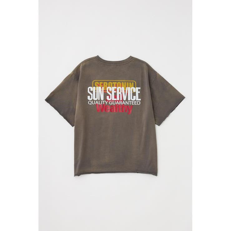 DAMAGED BACK LOGO Tシャツ | MOUSSY OUTLET | 詳細画像8 