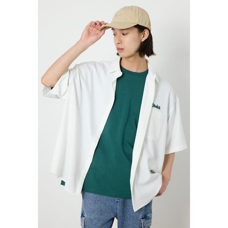 WHT | COOL MAX パナマデイジーシャツ | RODEO CROWNS WIDE BOWL