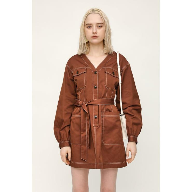 Front Button Puff Sleeve S ワンピース 品番 Bjlw Sly Outlet スライ アウトレット のレディースファッション通販 Shoplist ショップリスト