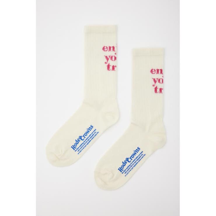 IVOY3 | シャギーメッセージロゴソックス | RODEO CROWNS WIDE BOWL