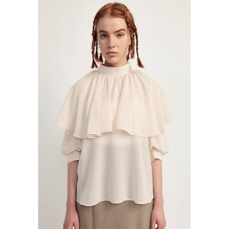 トップス nakes BACK RIBBON CAPE トップス[品番：BJLW0022613]｜SLY OUTLET