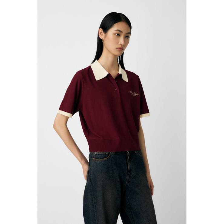HALF SLEEVE ニットポロ | MOUSSY OUTLET | 詳細画像13 