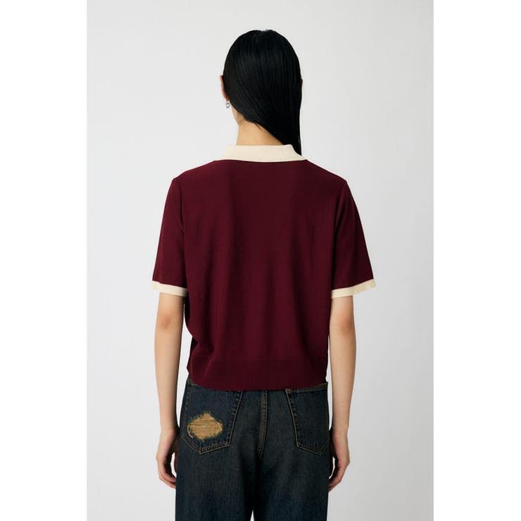 HALF SLEEVE ニットポロ | MOUSSY OUTLET | 詳細画像15 
