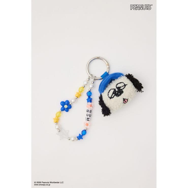 柄BLU5 | (PEANUTS)フェイスマスコットチャーム | RODEO CROWNS WIDE BOWL