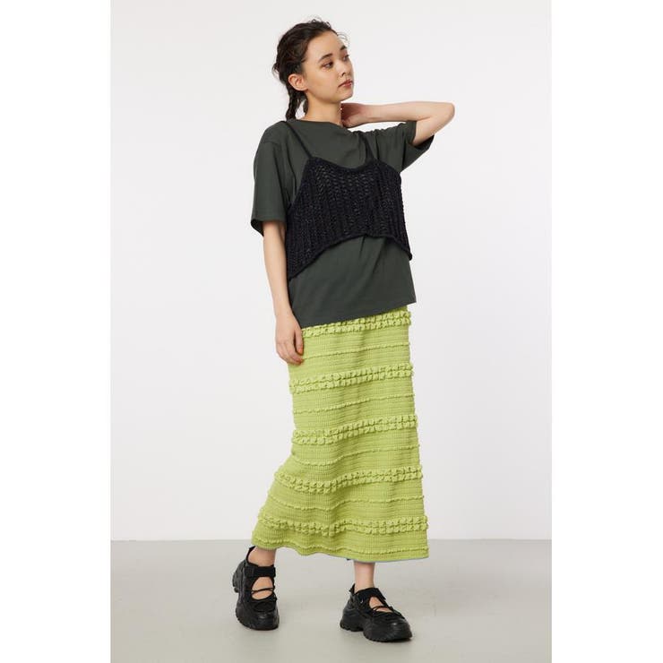 ラメニットメッシュビスチェ | RODEO CROWNS WIDE BOWL | 詳細画像5 