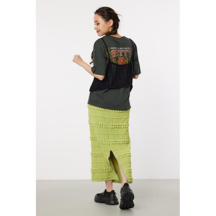 ラメニットメッシュビスチェ | RODEO CROWNS WIDE BOWL | 詳細画像6 