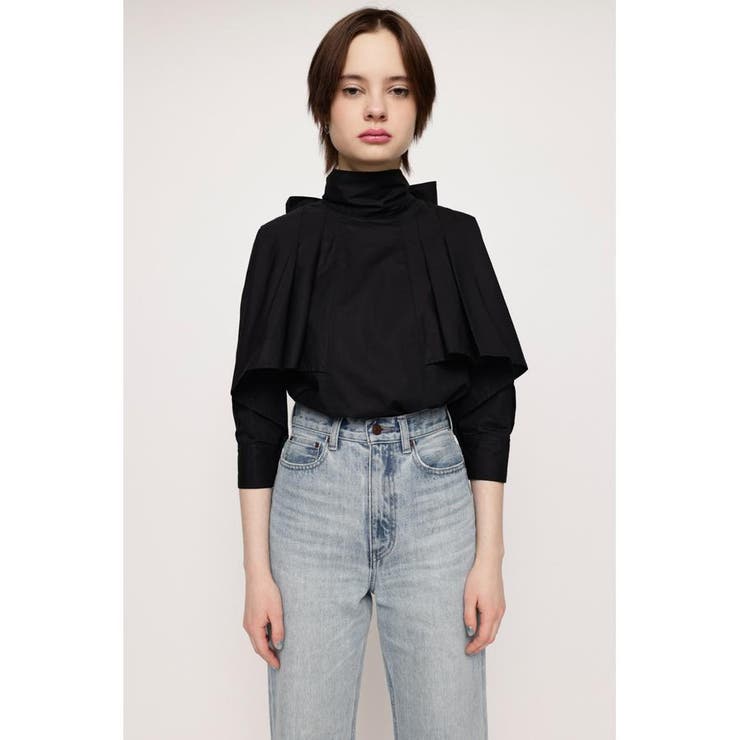 BACK RIBBON FRILL SLEEVE トップス[品番：BJLW0025335]｜SLY OUTLET（スライアウトレット）の ...