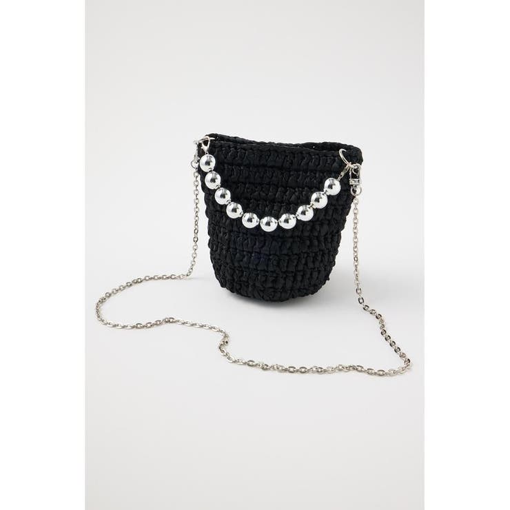 KNITTED サテンバッグ | MOUSSY OUTLET | 詳細画像4 