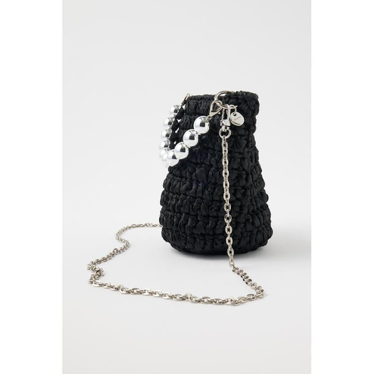 KNITTED サテンバッグ | MOUSSY OUTLET | 詳細画像5 