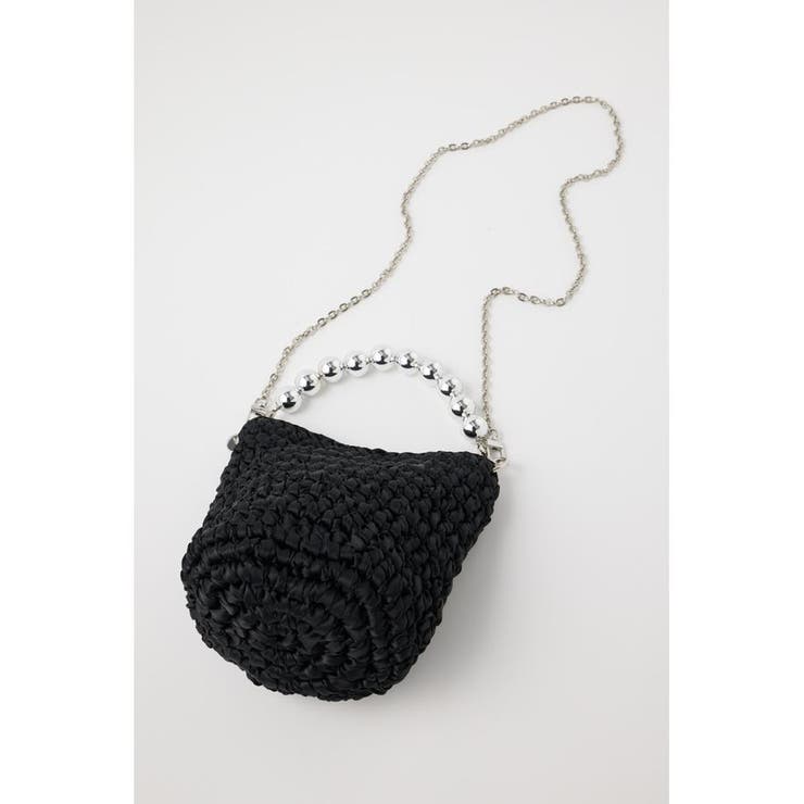 KNITTED サテンバッグ | MOUSSY OUTLET | 詳細画像6 