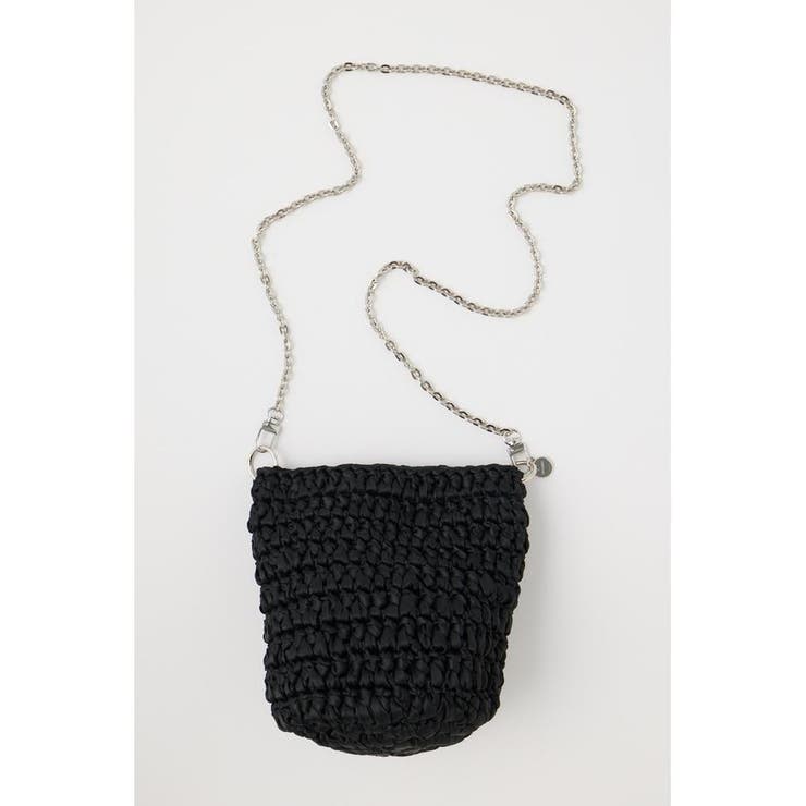 KNITTED サテンバッグ | MOUSSY OUTLET | 詳細画像3 
