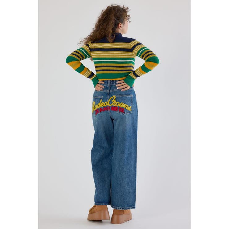 HIP EMB LOOSE DENIM | RODEO CROWNS WIDE BOWL | 詳細画像15 
