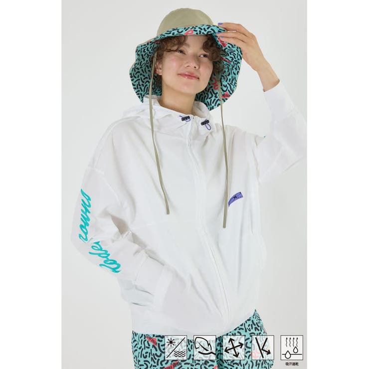 O/WHT1 | (OP)ラッシュガード ジップパーカー | RODEO CROWNS WIDE BOWL