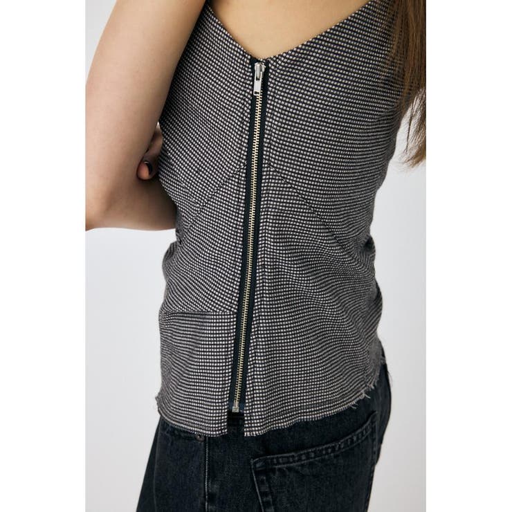 PLAID ONE SHOULDER ブラウス | MOUSSY OUTLET | 詳細画像12 
