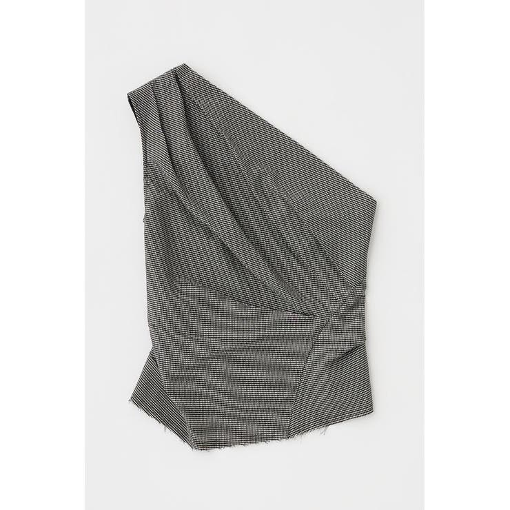 PLAID ONE SHOULDER ブラウス | MOUSSY OUTLET | 詳細画像13 