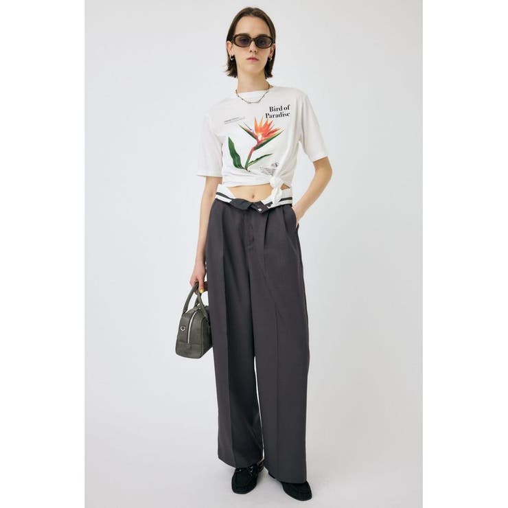ASYMMETRY フラワー TEE | MOUSSY OUTLET | 詳細画像2 