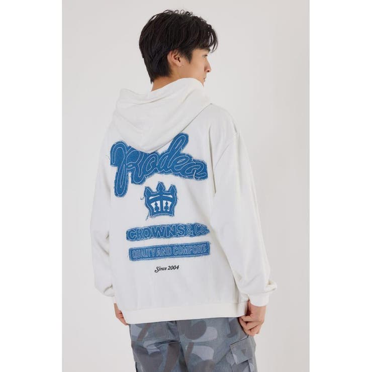 メンズロゴデニムパッチフーディー | RODEO CROWNS WIDE BOWL | 詳細画像4 