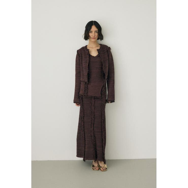 ツイードニットスカート オーガニックコットン使用 | MOUSSY OUTLET | 詳細画像13 