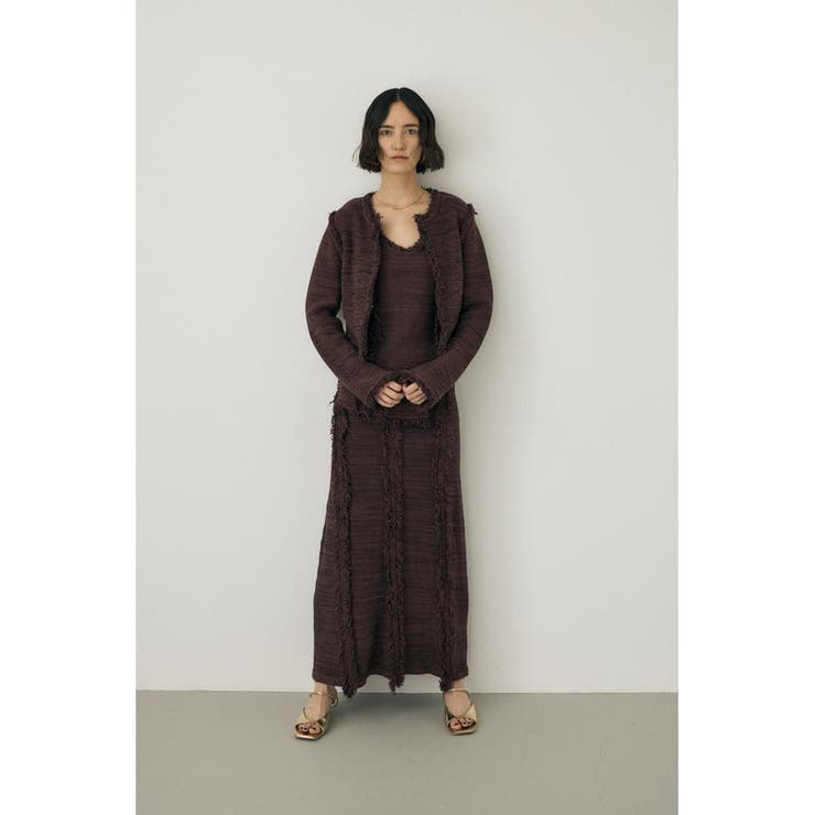 ツイードニットスカート オーガニックコットン使用 | MOUSSY OUTLET | 詳細画像14 