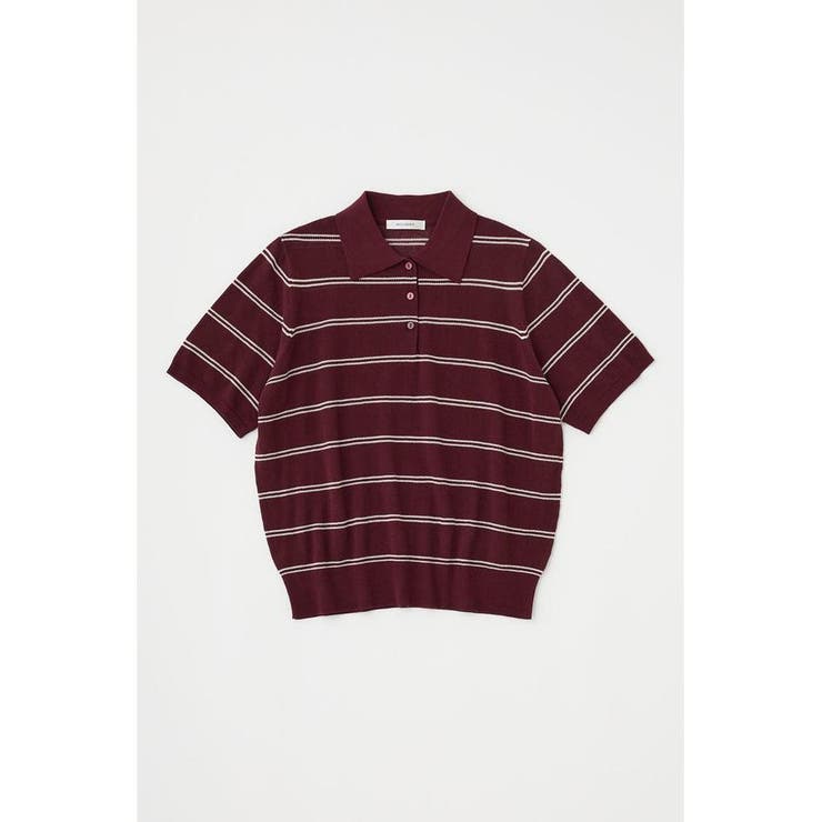 BRD | MESH KNIT LOOSE ポロ | MOUSSY OUTLET