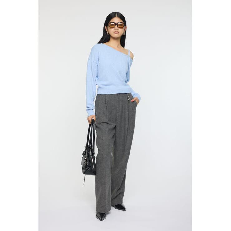 BUTTON STRAP ワンショルダートップス | MOUSSY OUTLET | 詳細画像9 